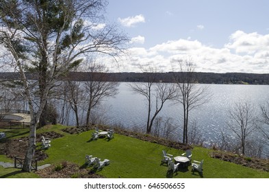 A View Of Lake Massawippi From The Grounds Of Hovey Manor