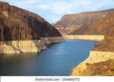 View of Lake Mead, Low Water Level, Colorado River
