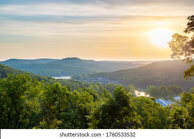 View Of Lake Of The Ozarks In Missouri At Sunrise