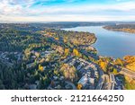View of Lake Sammamish from Above