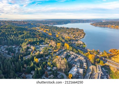 View Of Lake Sammamish From Above