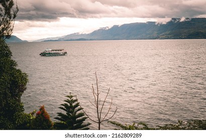 View Of Lake Toba, Indonesia. By A Ferry.