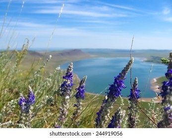 View Of The Lake Uchum From The Top Of The Mountain Mayak