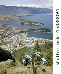 View of Lake Wakatipu, Queenstown, New Zealand