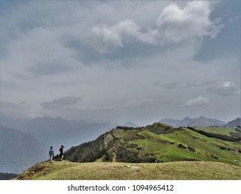 View Of Lambhari Jot A 10km Hike From Jalori Pass In Kullu District Of Himachal Prdesh