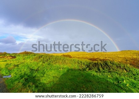 Similar – Image, Stock Photo After today’s news, here’s a rainbow for everyone