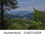View of the landscape of Schauenburg Fluh (Frenkendorf / Liestal).