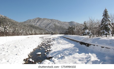 View Landscape Sokcho Korea At Winter Time  