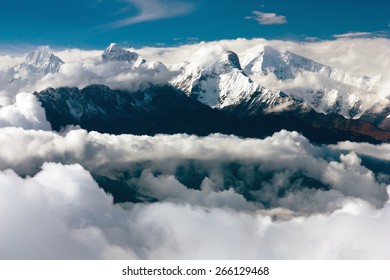 View From Langtang To Ganesh Himal