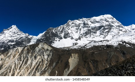 View Of Langtang Lirung Mountains