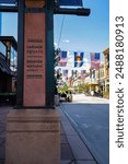 A view of Larimer Square in downtown Denver