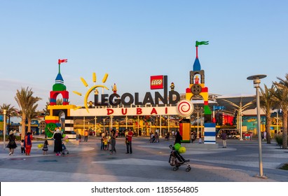 View Of Legoland Dubai. Dubai - UAE. 17 November 2017