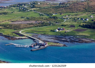 View Of The Leknes, Lofoten Islands