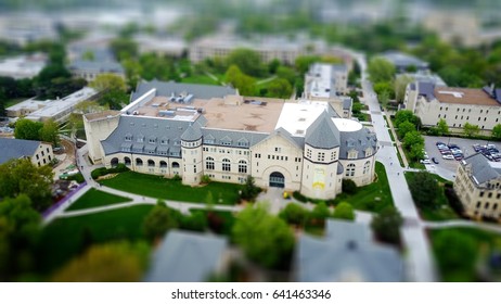 View of the library from above