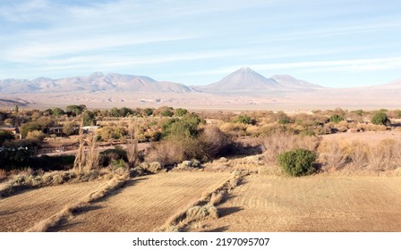 A View Of Licancabur Landscape In Chile