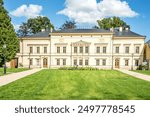 View at the Liebieg Manor Palace in the streets of Liberec town - Czech Republic