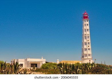 View of lighthouse in Farol Island
