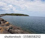 View from a lighthouse in the U.P