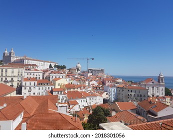 View of Lisbon from the miradouro 