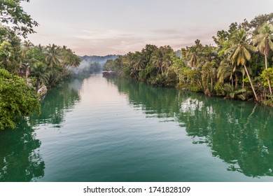 View Of Loboc River On Bohol Island, Philippines