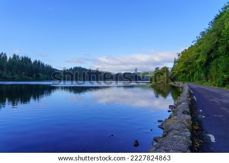 View of Loch Ard, in Loch Lomond and the Trossachs National Park, Stirling council area, Scotland, UK