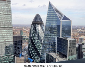 View From London's Skyscraper Sky Garden, Cityscape, Landscape