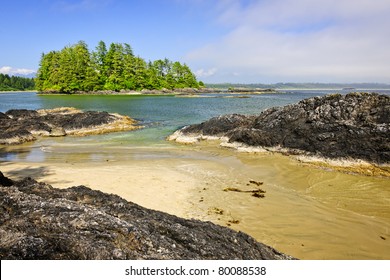 View from Long Beach in Pacific Rim National park, Canada