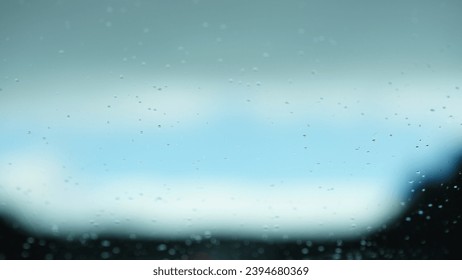 The view looking outside from the bus window