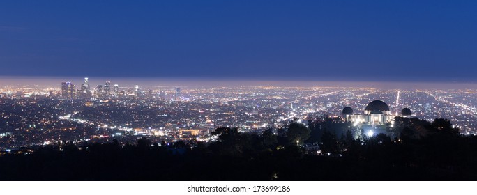 View Of Los Angeles From The Hollywood Hills