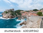 View of Lovrijenac fort, outside the old city walls of Dubrovnik. The building doubles as the Red Keep in King