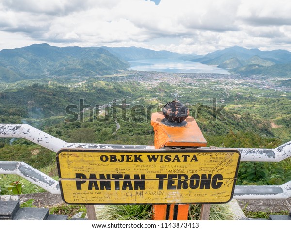 View Lut Tawar Lake Takengon Aceh Stock Photo Edit Now