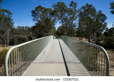 View Of Maali Bridge Pedestrian And Cyclists Bridge In Swan Valley Wine Region, Western Australia