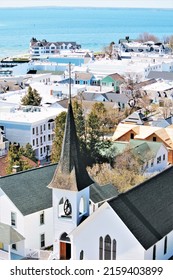 View Of Mackinaw Island From High Ground