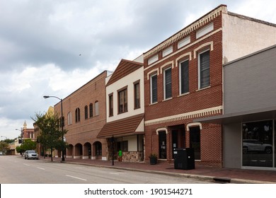 View of Main Street in Victoria, Texas, USA