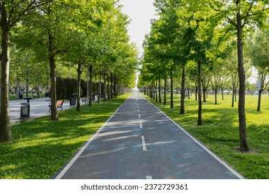 A view from Maltepe coastal park and bicycle path. Istanbul - TURKEY - Powered by Shutterstock