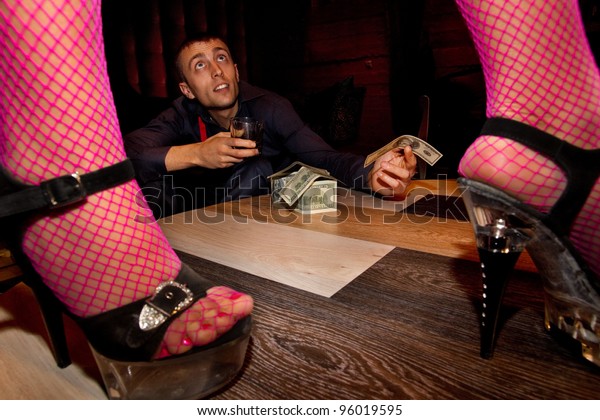 View Man Offering Money Stripper On Stock Photo (Edit Now) 96019595