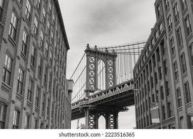 View Of Manhattan Bridge From Dumbo Brooklyn