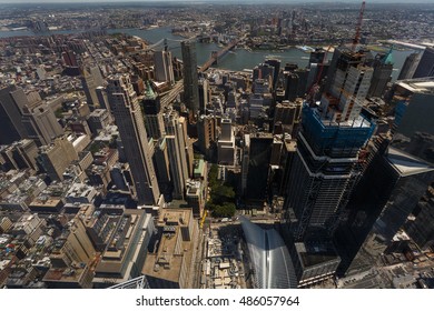 View of manhattan from one world trade center