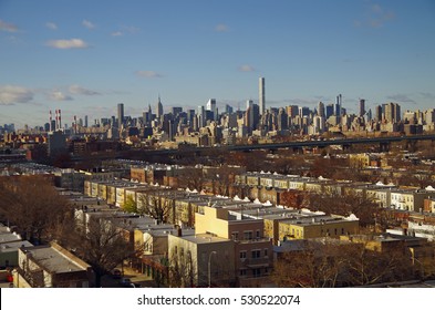 View Of Manhattan Skyline Overlooking Astoria Queens