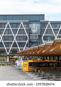 View Of Manukau Bus Station. Auckland Transport. Auckland, New Zealand - June 21, 2021