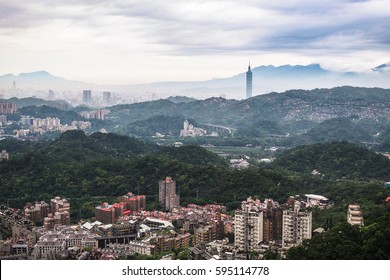 View From Maokong Gondola Cable Car