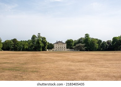 View of Marble Hill House on a dry summer's day. 