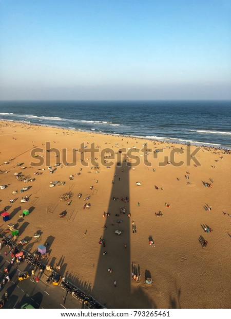 View Marina Beach Chennai Very Famous Stock Photo Edit Now