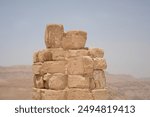 View of the Masada National Archaeological Park in Israel