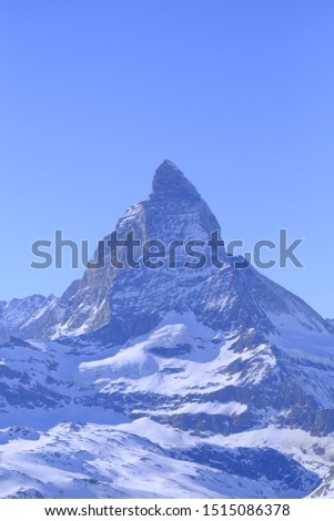 Similar – Matterhorn in clouds