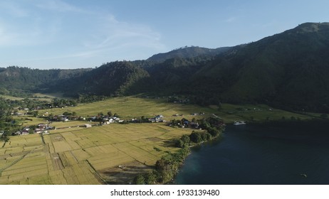 View Of Meat Village In Balige Via Drone, Batak Toba Indonesia