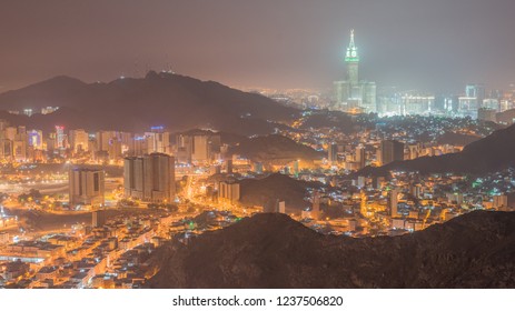 A View Of Mecca City From An-nur Mountain