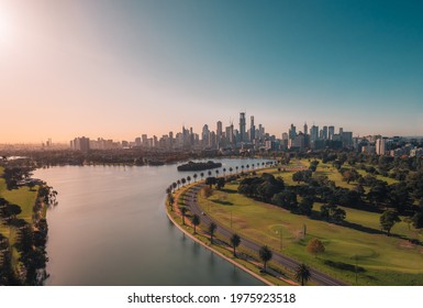 A View Of Melbourne From Albert Park