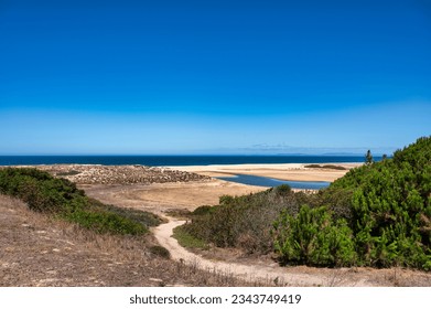 View of Melides beach in Alentejo coast in Portugal - Shutterstock ID 2343749419