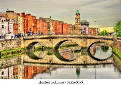 View of Mellows Bridge in Dublin - Ireland - Shutterstock ID 322560599